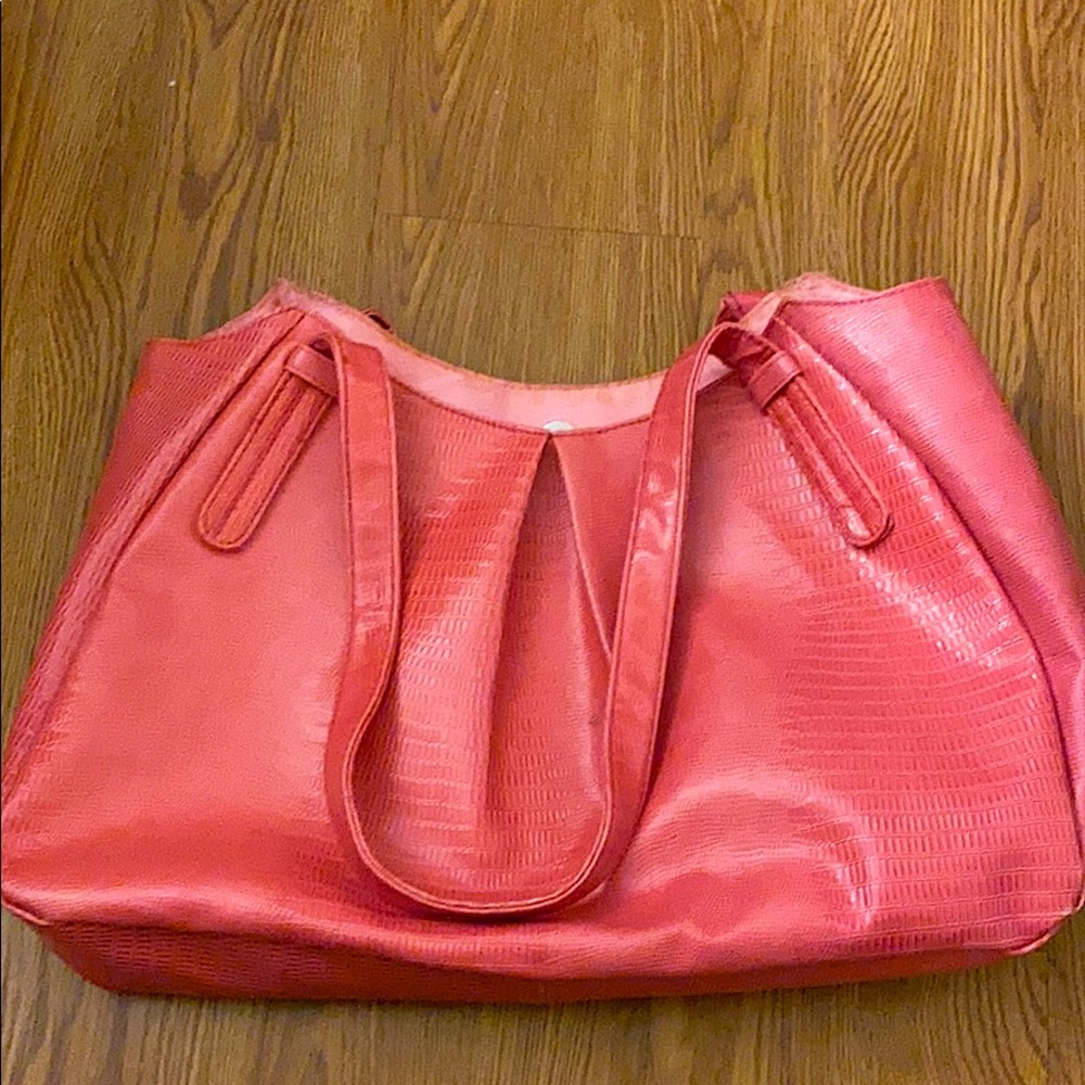 Pink handbag